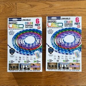 Bell+Howell Bionic LED Color Changing Tape Light NEW 2 Boxes